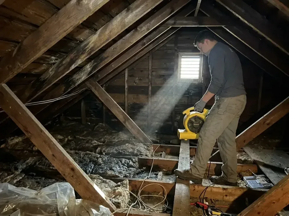 attic-water-damage-drying-proc-007 — frequently asked questions, Emergency Water Extraction & 24/7 Flood Response in Kodiak…